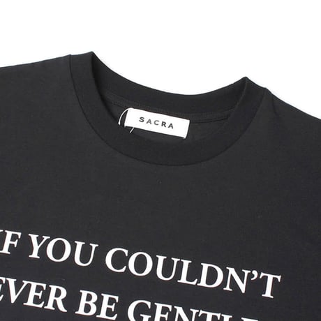 【SACRA】S.FINE COTTON LOGO TOP 126241091