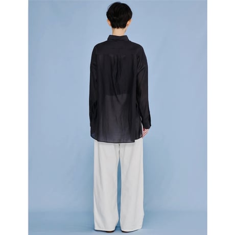 【TICCA】コットンシルクスクエアBIGシャツ UNI TBFS-113