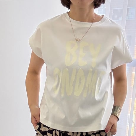 【RILATO】シルキーコットンロゴTシャツ　26280