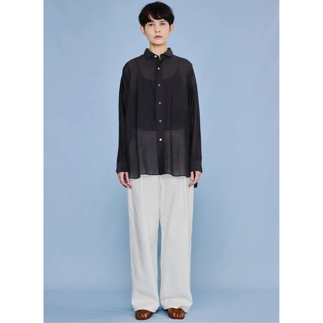 【TICCA】コットンシルクスクエアBIGシャツ UNI TBFS-113