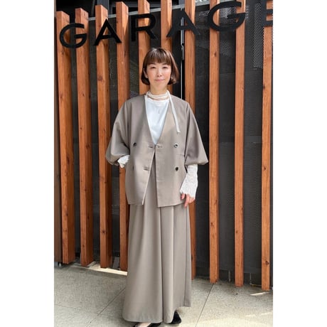 【MARGAUX VINTAGE】シアーロンTEE　カフスレース　26091
