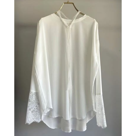 【MARGAUX VINTAGE】シアーロンTEE　カフスレース　26091