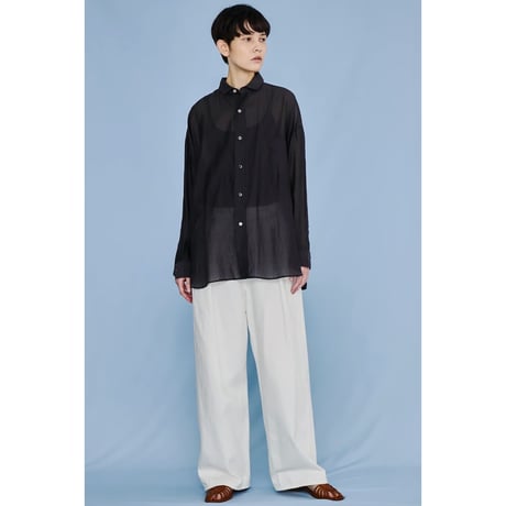 【TICCA】コットンシルクスクエアBIGシャツ UNI TBFS-113