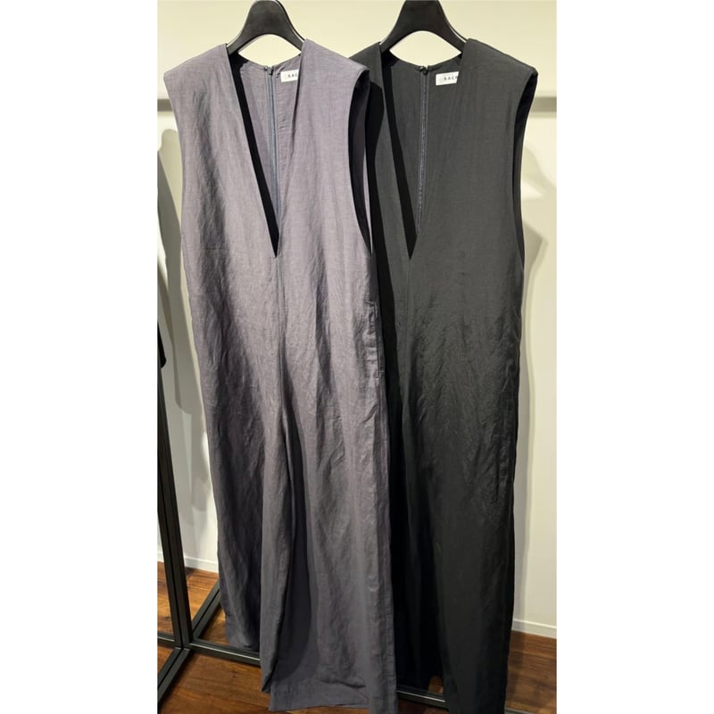 SACRA】RAYON LINEN TUMBLE ALL-IN-ONE 126107051