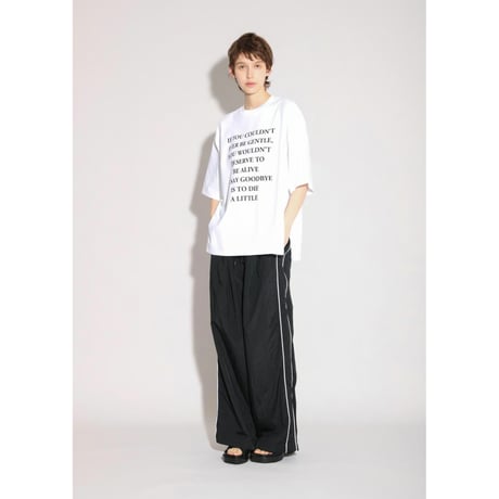 【SACRA】S.FINE COTTON LOGO TOP 126241091