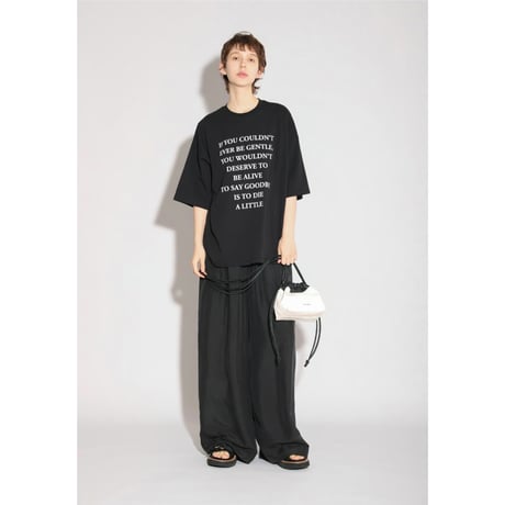 【SACRA】S.FINE COTTON LOGO TOP 126241091