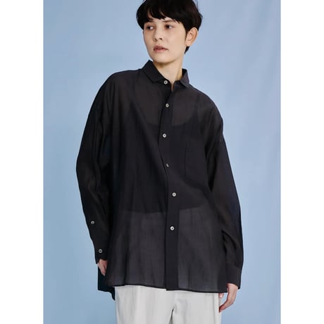 【TICCA】コットンシルクスクエアBIGシャツ UNI TBFS-113