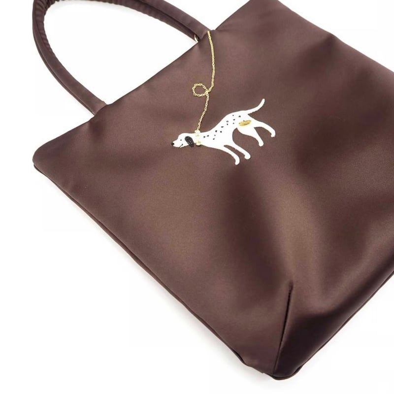 Demodee】アップリケサテントートバッグ | Bon Bon jolisac