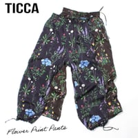 【TICCA】フラワープリントパンツ TBFS-422