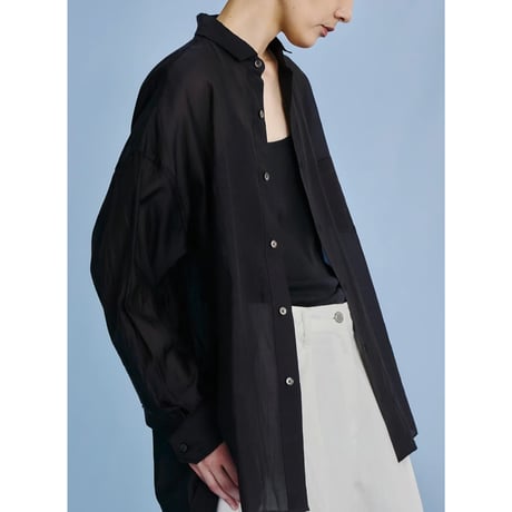 【TICCA】コットンシルクスクエアBIGシャツ UNI TBFS-113