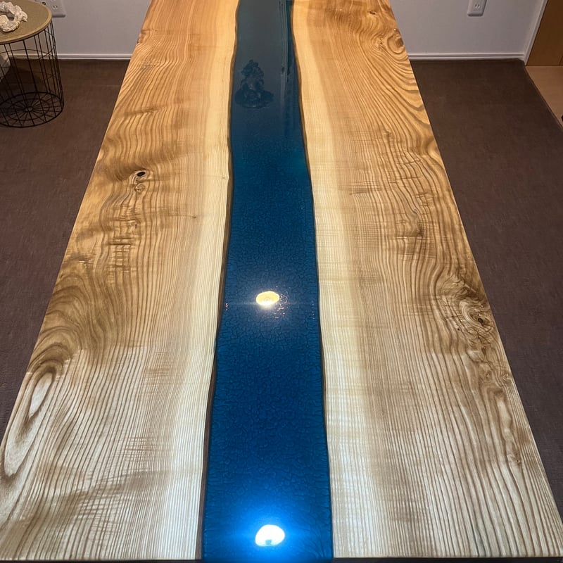 レジンテーブル　タモ　1710×700×30 レジンテーブル タモ 1710×700×30 レジンテーブルタモ1710×700×30