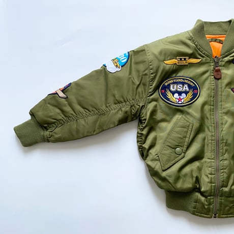 (120)DISNEY FLIGHT JACKET MA-1