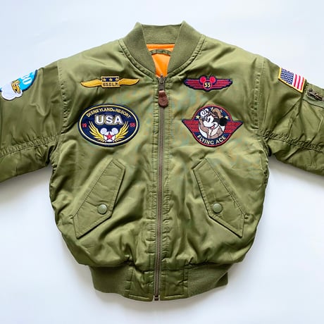 (120)DISNEY FLIGHT JACKET MA-1