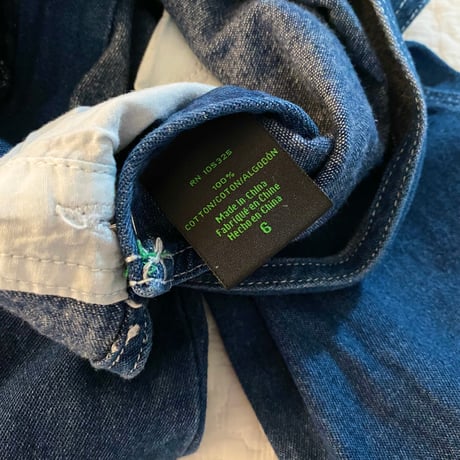 (120)JOHN DEER OVER ALLS