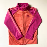 (110)ADIDAS TRACKSUlT  ORANGE