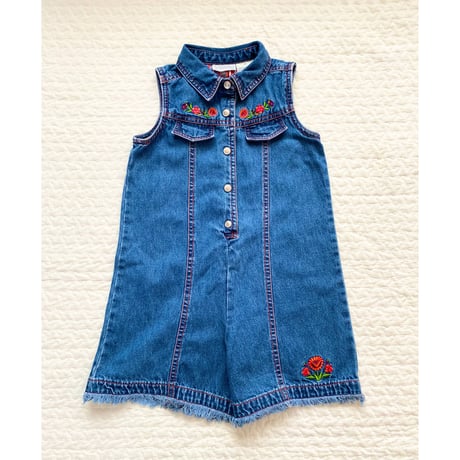 (110)DENIM ALL-IN-ONE