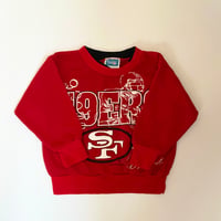 (95)90S SAN FRANCISCO 49ERS SWEATSHIRT