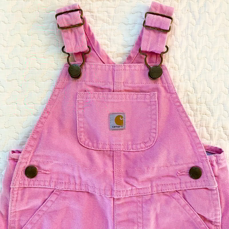 80-90)CARHARTT PINK OVER ALLS | cedar vintage