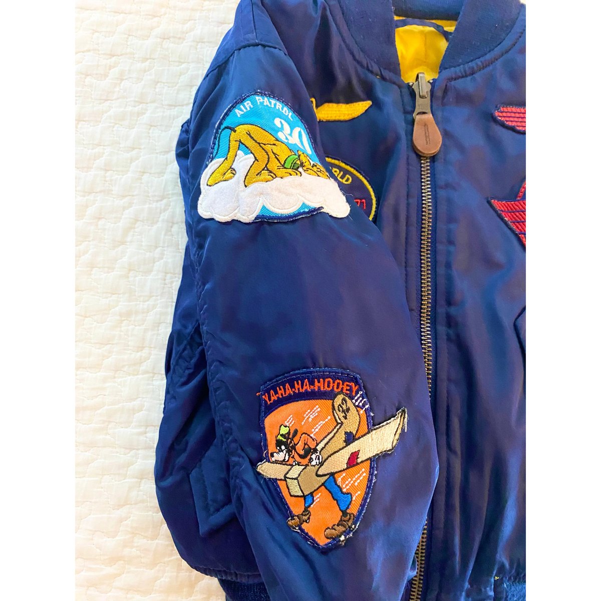 100)DISNEY FLIGHT JACKET MA-1 | cedar vintage