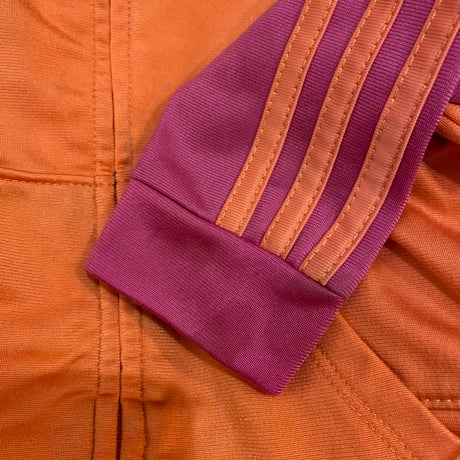 (110)ADIDAS TRACKSUlT  ORANGE