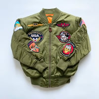 (120)DISNEY FLIGHT JACKET MA-1