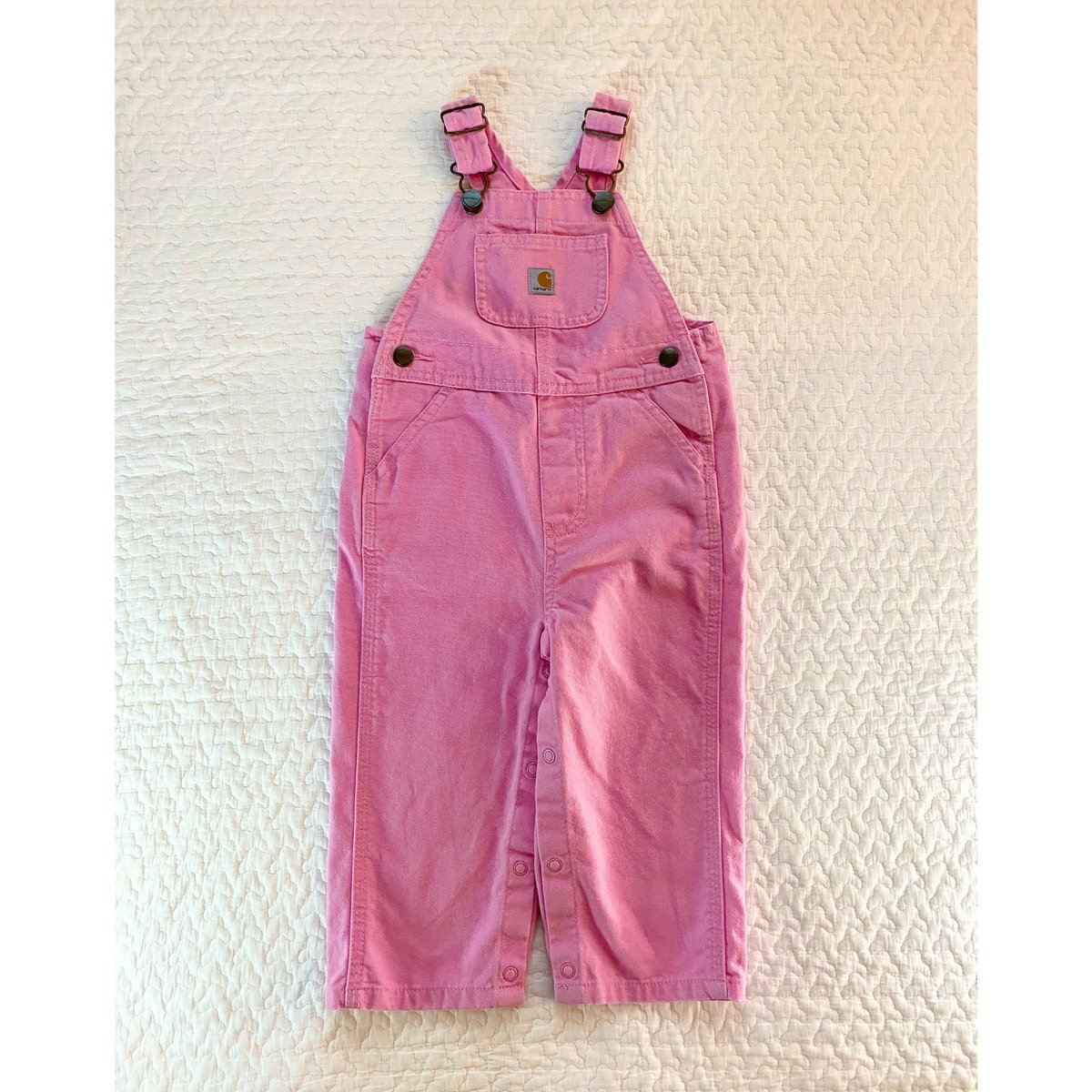 80-90)CARHARTT PINK OVER ALLS | cedar vintage