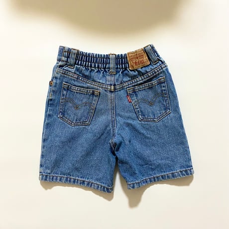(90)LEVIS 526 DENIM HALF PANTS