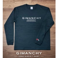 GIMANCY ブラック 奥スモ。ロングスリーブTシャツ