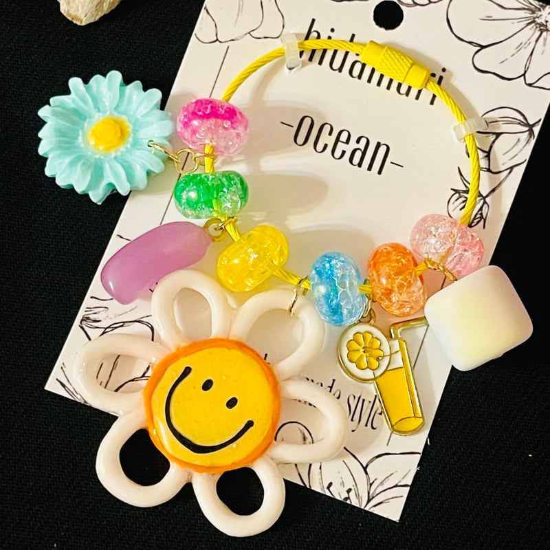 ジャラジャラキーホルダーFlower·͜·♡② | Hidamari-Ocean-