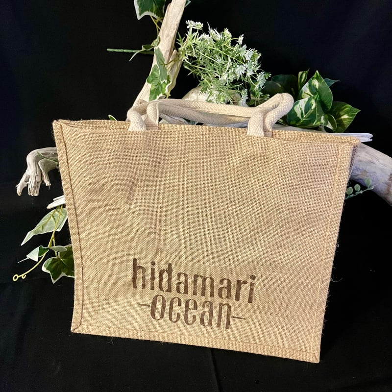 カラフル?ぼんぼんジュートバッグ | Hidamari-Ocean-