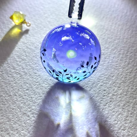 【受注制作】made-to-order情景レジン-月光(M size) ※半球