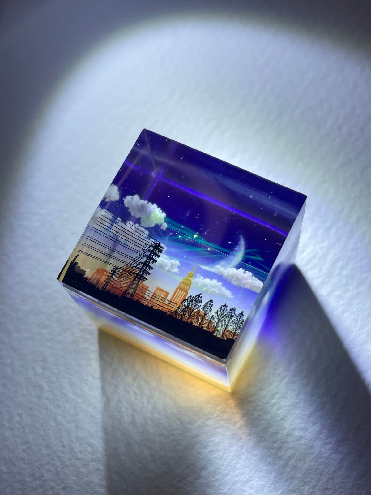受注製作】made-to-order情景レジン-黄昏 | Annie art ???｡手のひ