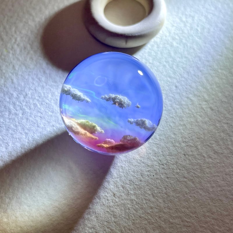 No.1370空玉/雲玉レジン24mm【ちいこい】 No.1370空玉/雲玉レジン24mm【ちいこい様専用】