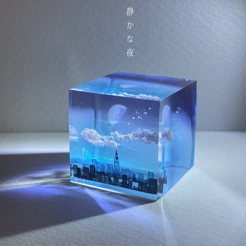 絵画　ハンドメイド　レジンコート　避暑　創作一点物　水辺　クールダウン　抽象 2枚セット【Scraps the ocean】オーシャンレジンアート