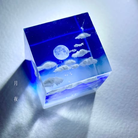 【受注制作】made-to-order空レジン-月夜