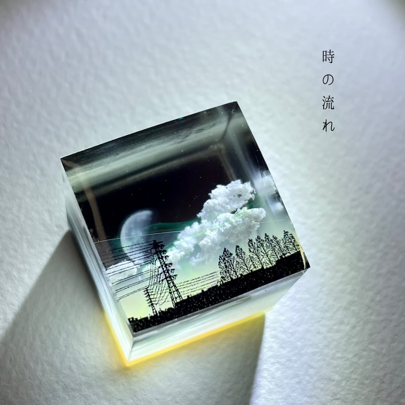 受注製作】made-to-order情景レジン-時の流れ | Annie art 𖤣𖥧𖥣｡手