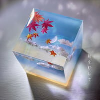 【受注製作】made-to-order情景レジン-秋を灯して(M size)