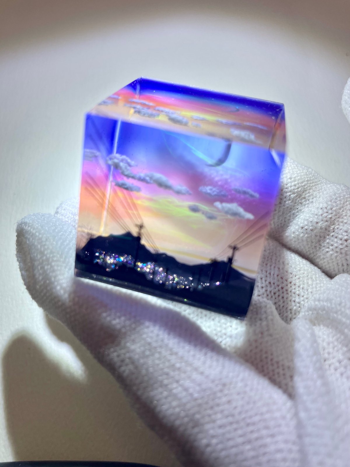 受注制作】made-to-order情景レジン-夜景を眺む（M size) | Annie