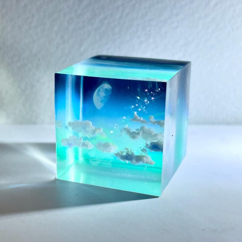 レジン キューブ 空 レジン枠 空枠 立方体 キューブ Craft Tamago
