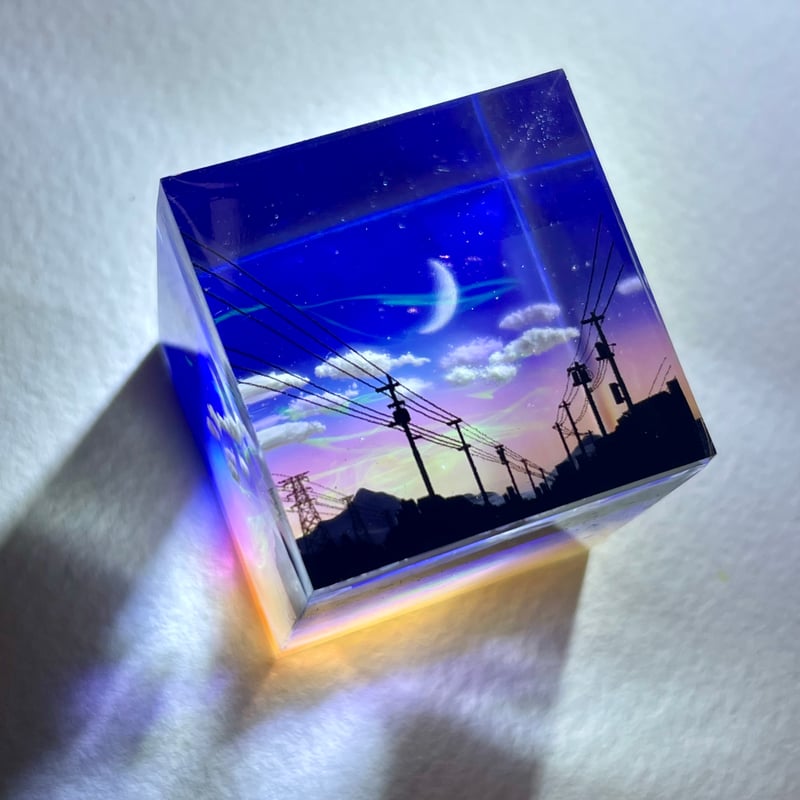 受注制作】made-to-order情景レジン-夜景を眺む（M size) | Annie