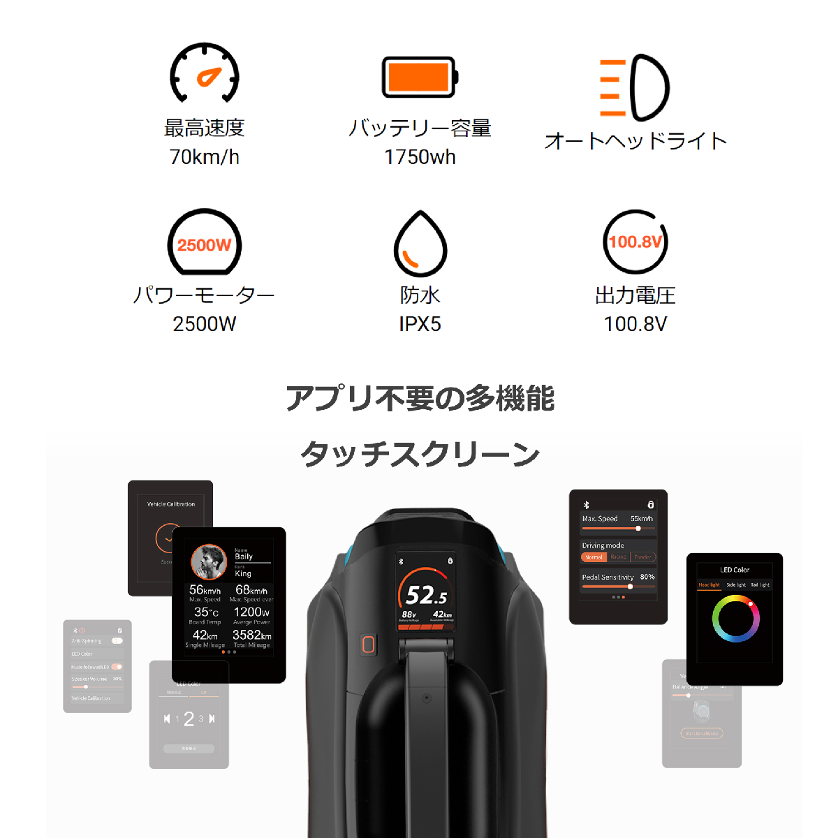 【V8S·バッテリー容量728Wh·時速35km/h】INMOTION電動一輪車 楽天市場】【V8S・バッテリー容量728Wh・時速35km/h】【V8F