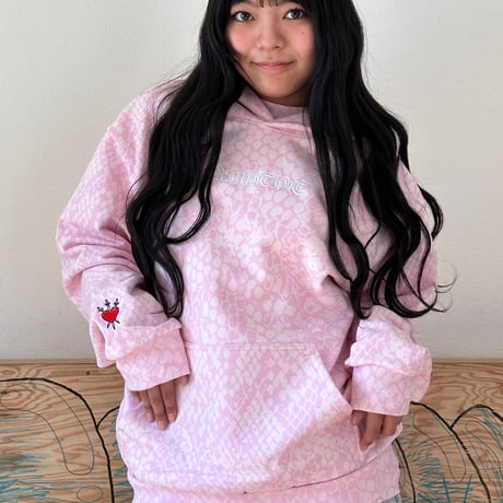 PRIMITIVE SCALES HW HOOD PINK