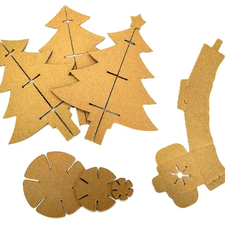 ダンボール工作キット クリスマスツリー