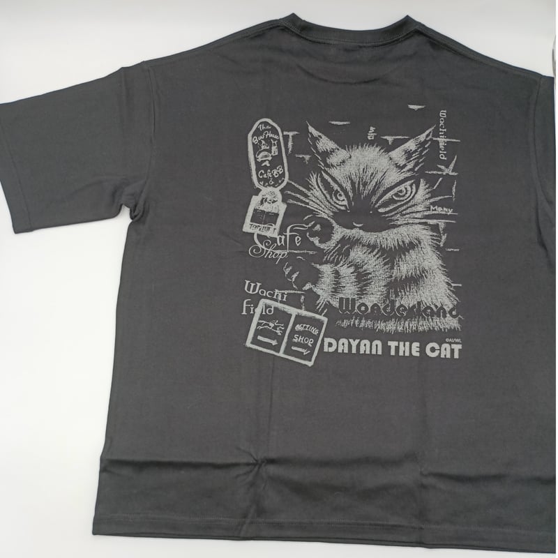 猫のダヤン オーバーTシャツ  ＢＰ  Fサイズ~落書き・黒~ ダヤン オーバーTシャツ 落書き 黒 F | 秀和美術本店 わちふぃー