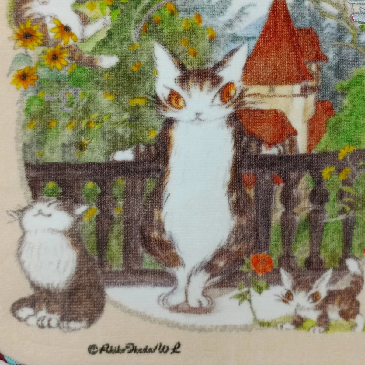 ダヤン アート刺繍 ミニタオル 東欧コラージュ | 秀和美術本店 わちふ