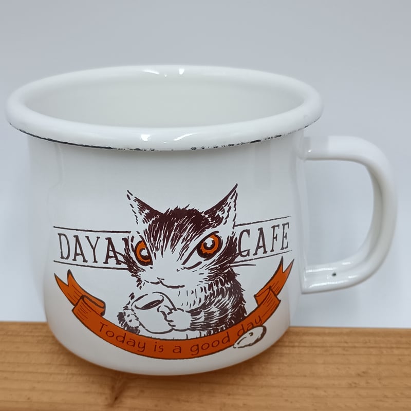 かわとま出品 ダヤン ホーローマグカップ カフェ | 秀和美術本店 わちふぃーるど 取扱店