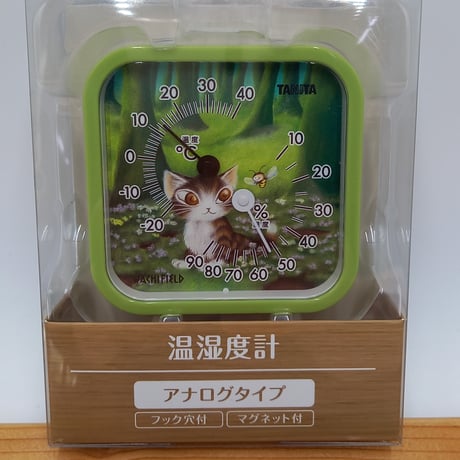 新品　温湿度計　森のささやき　温度計　湿度計　ベイビ　わちふぃーるど　ダヤン　猫 新品 温湿度計 森のささやき 温度計 湿度計 ベイビ わちふぃ
