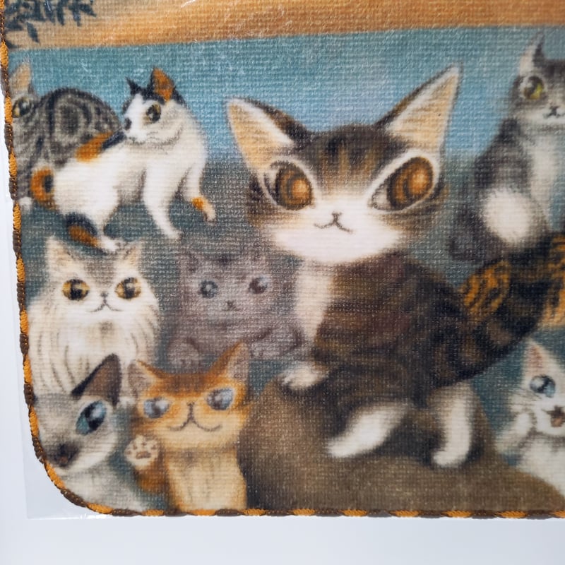 ダヤン アート刺繍 ミニタオル ハンカチ WCC | 秀和美術本店 わ
