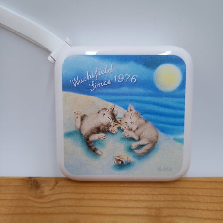 猫のダヤン 【ワイヤレスチャージャー　旅する】わちふぃーるど　ワイヤレス充電器 ワイヤレスチャージャー 旅する わちふぃーど ダヤン ネコグッズ
