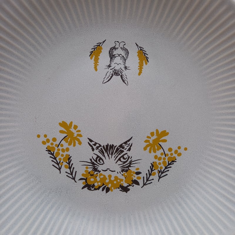 ダヤン ヴェゼル カレー＆パスタ皿 ミモザ 灰 | 秀和美術本店 わちふぃ